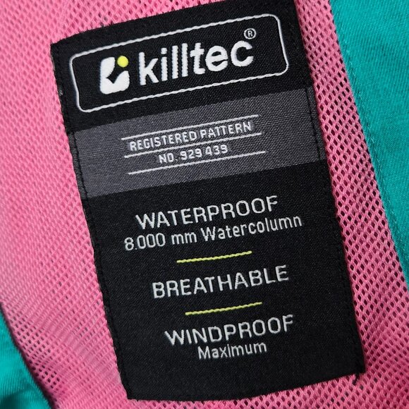 Killtech Two Tone Windbreaker Jacket Girls Waterproof Breathable Hooded 10 - Picture 7 of 10
